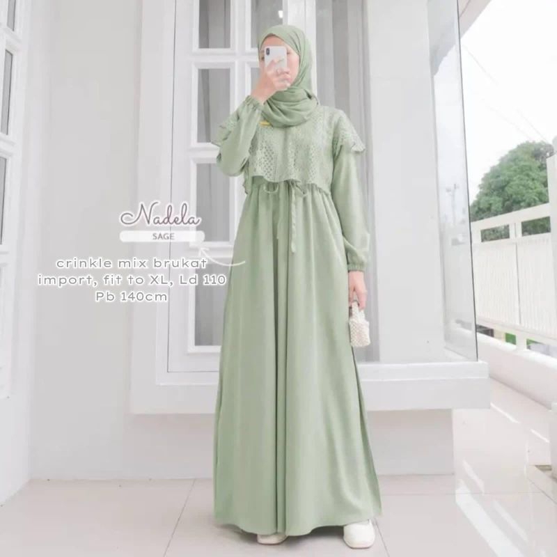 Nadela Dress /Fajar Grosir Busana
