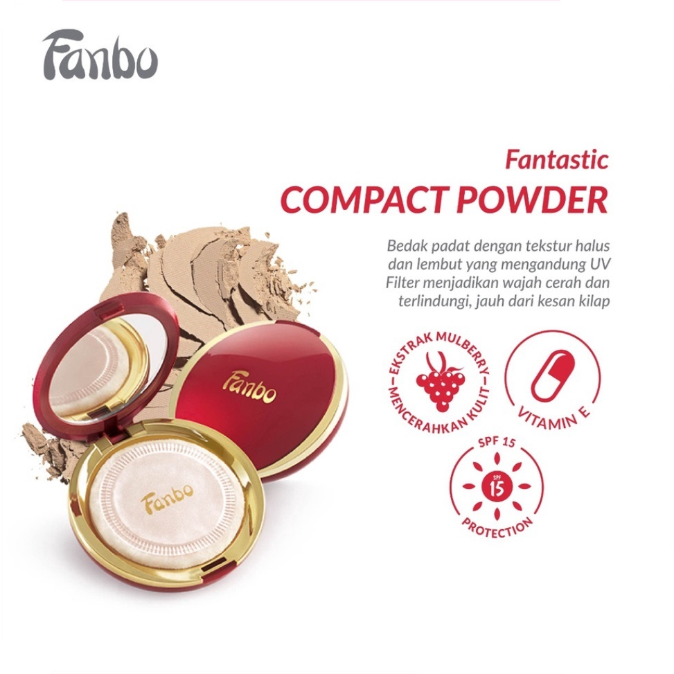 Fanbo Fantastic Compact Powder - Bedak Padat