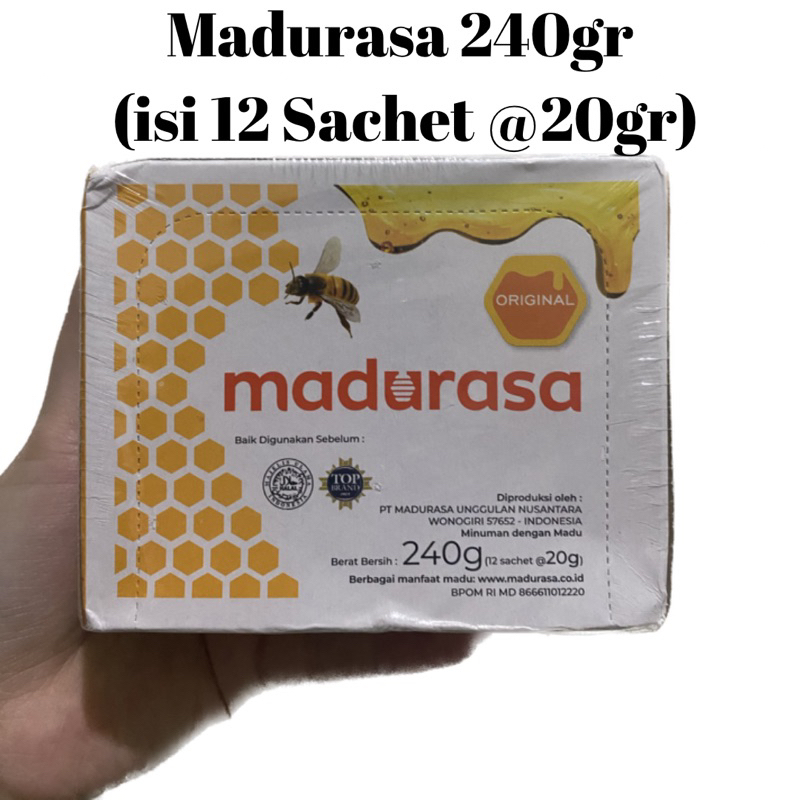 

Madurasa isi 12 Sachet @20gr