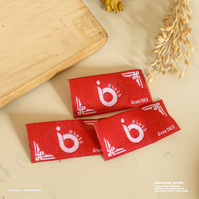 

label woven bordir murah berkualitas