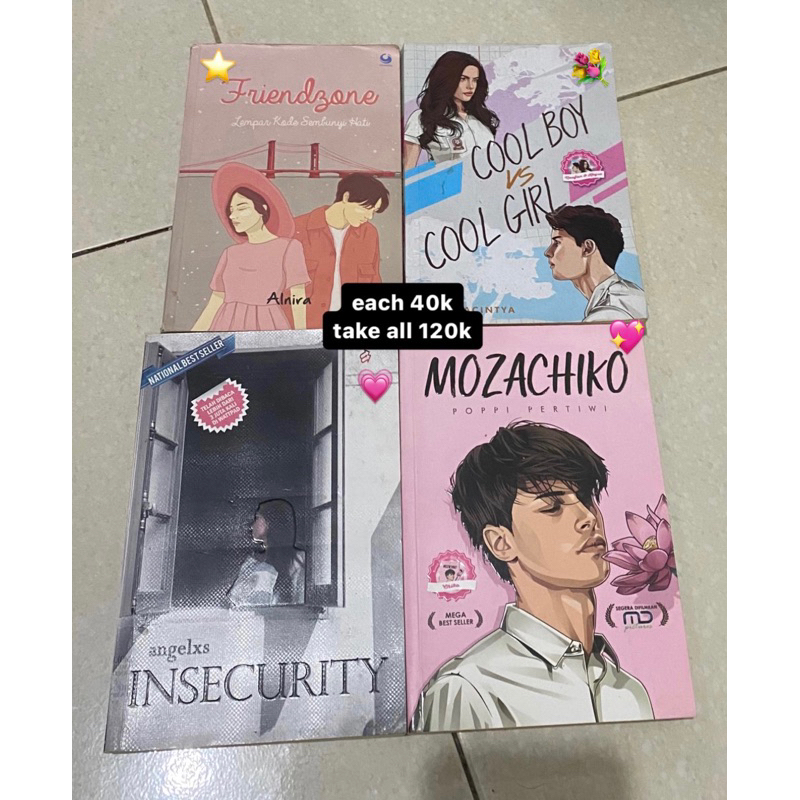 PRELOVED NOVEL FIKSI