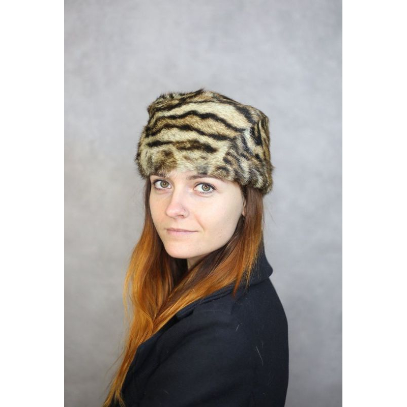 peci turki peci velboa kopiah bulu sufi  loreng macan peci bulu motif belang ukuran pria dewasa