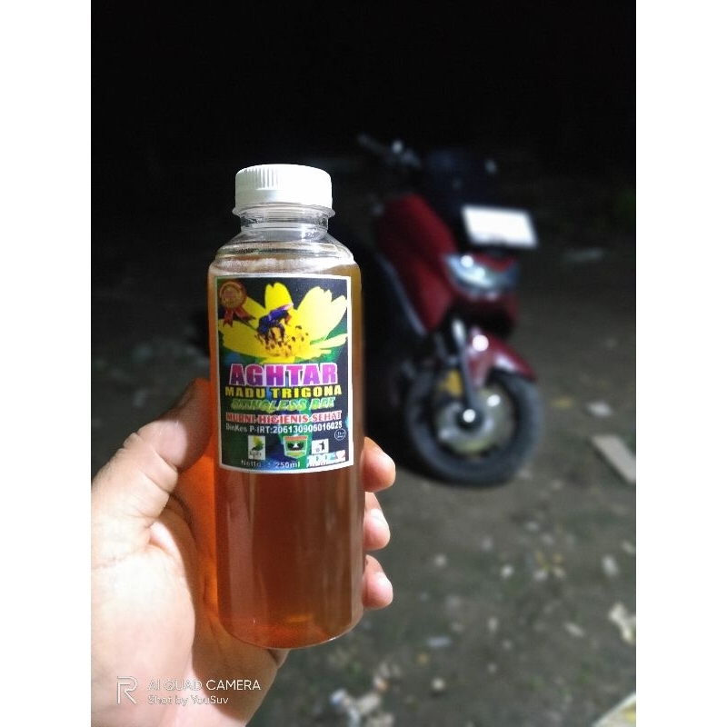 

aghtar madu 100% murni alami, galo-galo /trigona/kelulut 250 ml