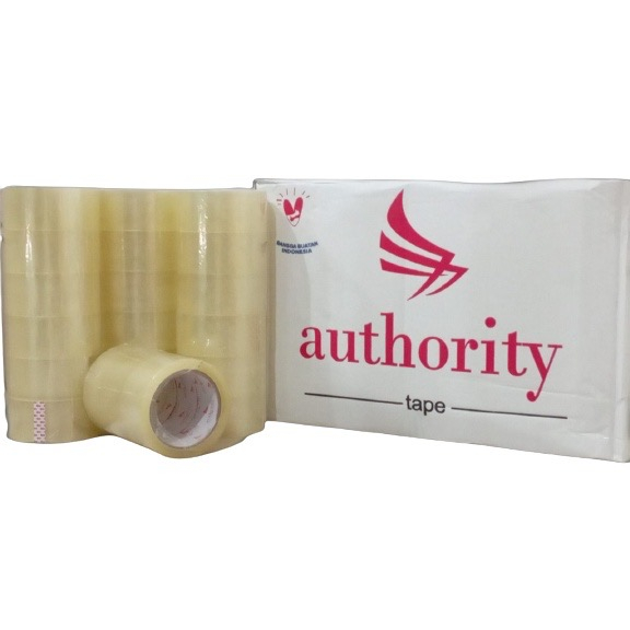 

Lakban Bening Premium Tebal Authority 48 MM x 90 Yard