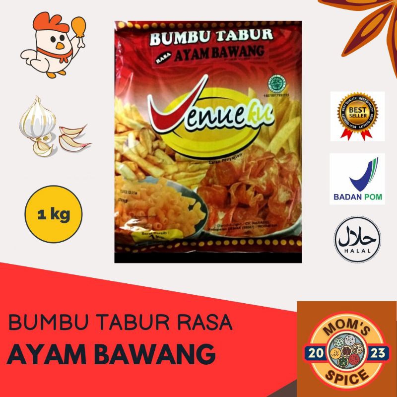 

BUMBU TABUR VENUS/VENUE/VENUEKU RASA AYAM BAWANG 1KG TERMURAH