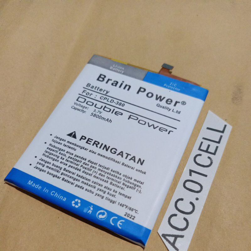 Baterai Batre HP Coolpad R108 Max Lite A8 E502 CPLD380 CPLS-380 SKY 3  Double Power