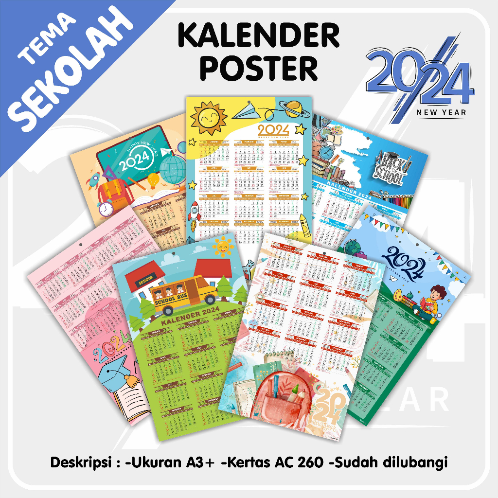 

Kalender dinding ANAK - Kalender poster 2024