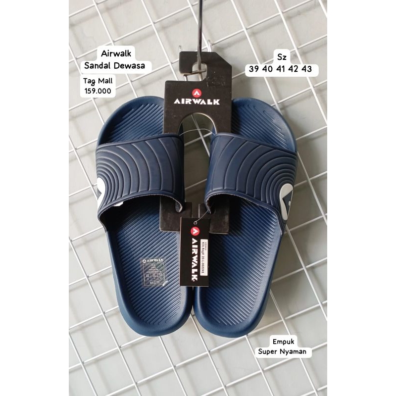 Sandal Karet Pria Dewasa Original Brand Airwalk