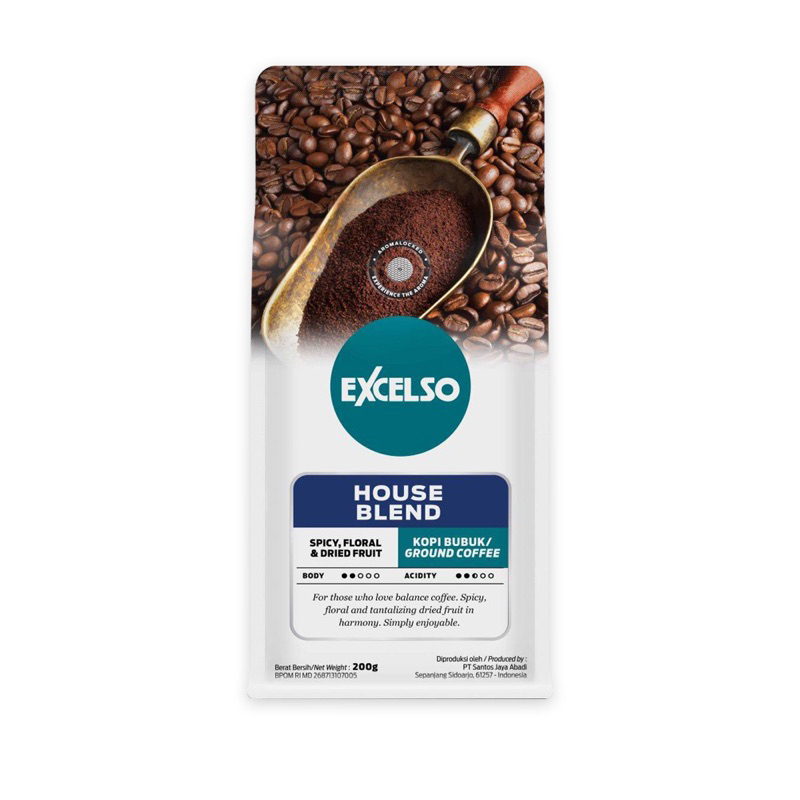 

Excelso House blend bubuk 200gr