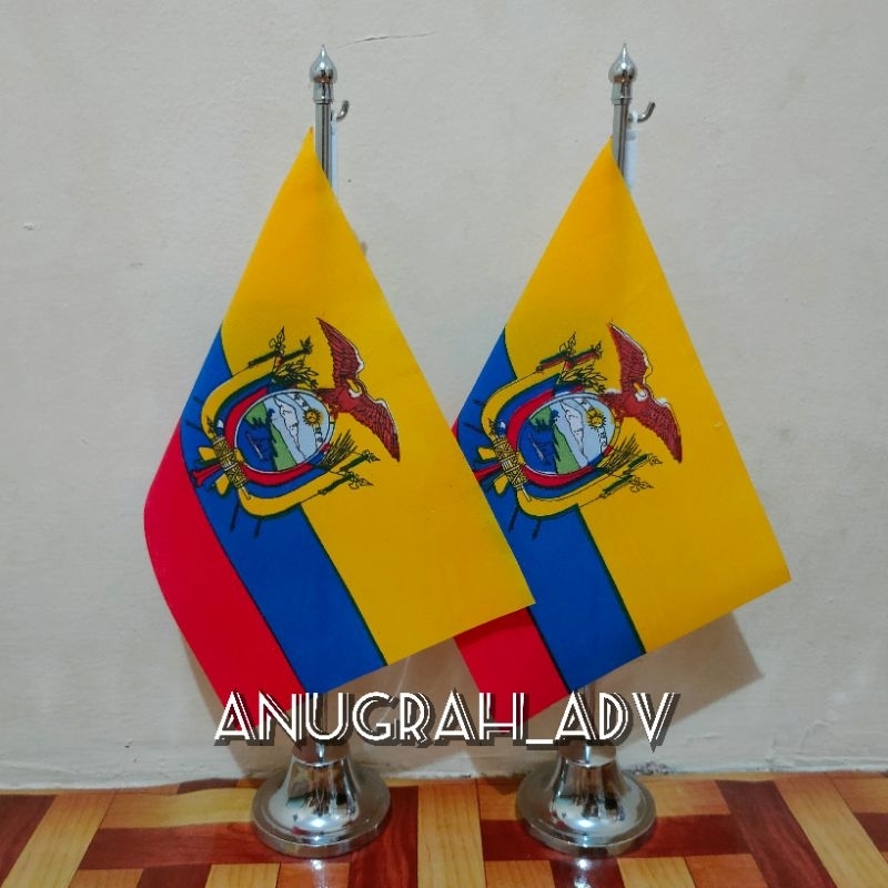 

tiang stainless bendera meja EKUADOR