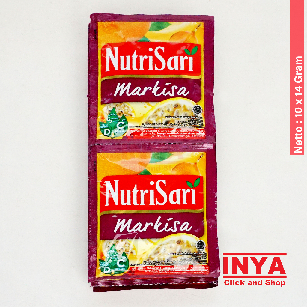 

NutriSari Markisa 10x14gr Renceng - Minuman Serbuk - Instant Powder Drink