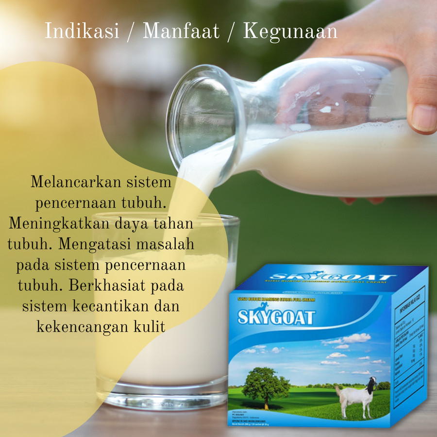 

HDBest_Store SKYGOAT SKY GOAT SUSU KAMBING ETAWA BUBUK FULL CREAM ORIGINAL