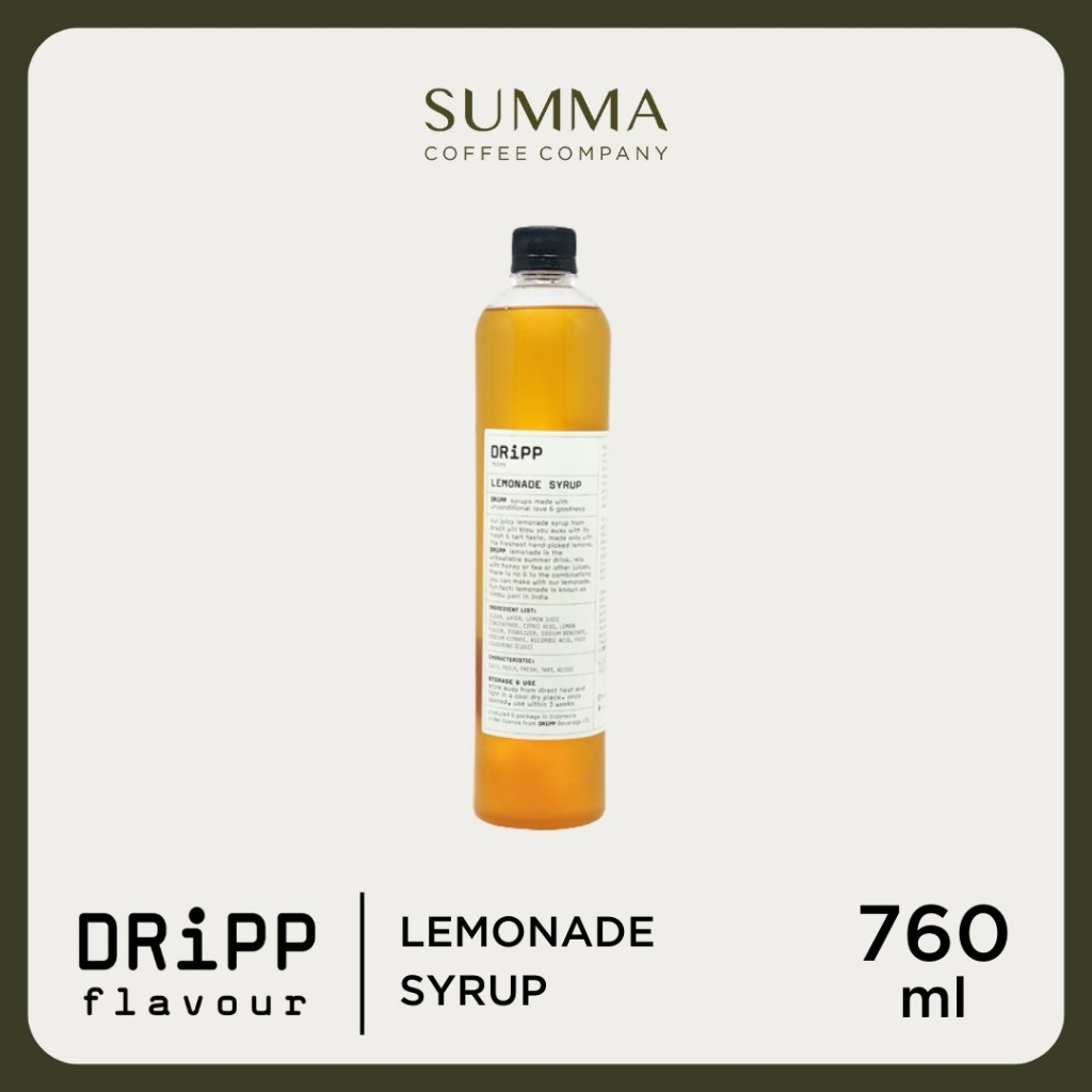 

DRiPP Lemonade Syrup - Sirup Rasa Lemon 760 ml