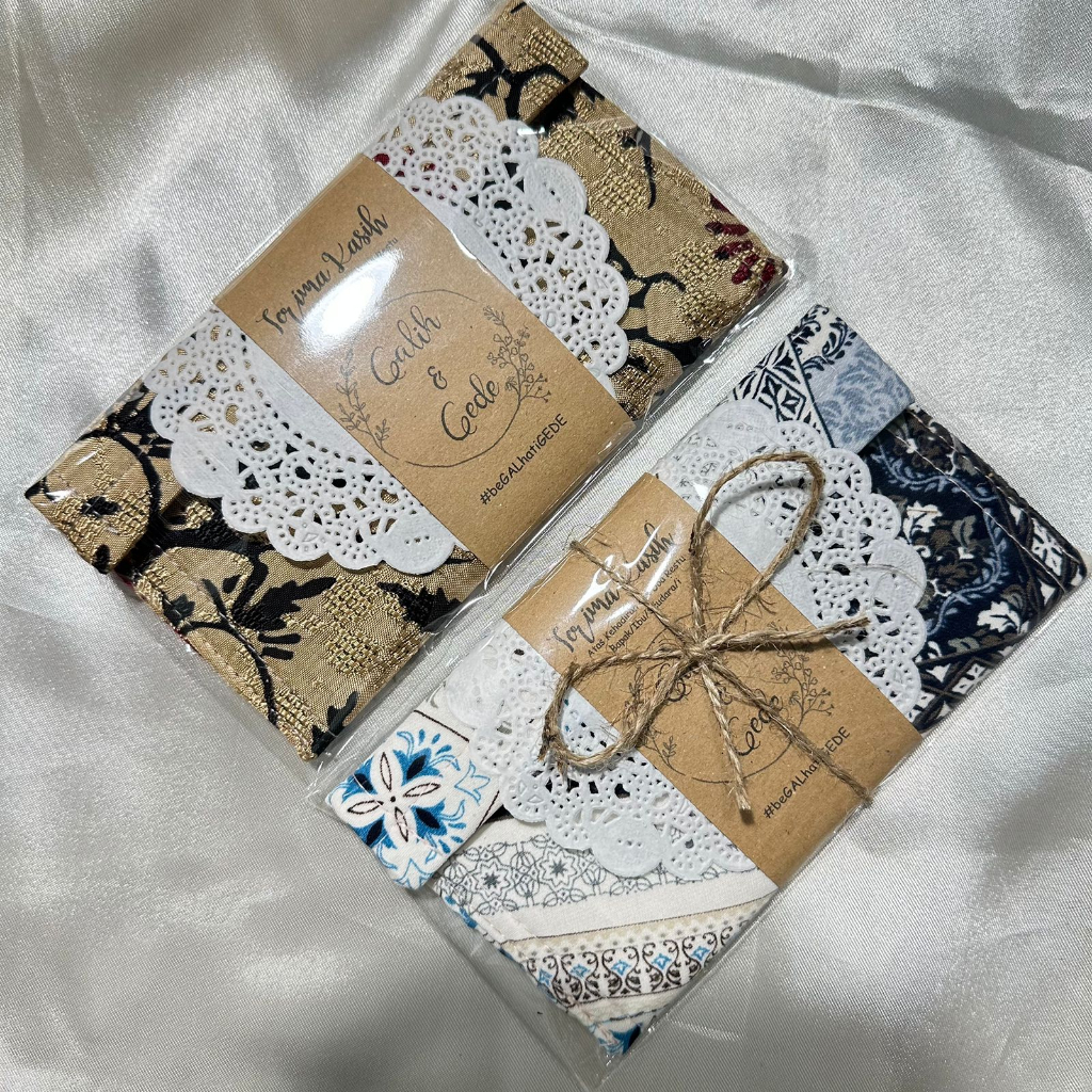 SOUVENIR PERNIKAHAN DOMPET LIPAT BATIK KHAS JOGJA