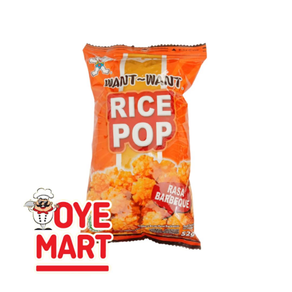 

WANT WANT RICE POP 52GR/SNACK CRACKERS BERAS