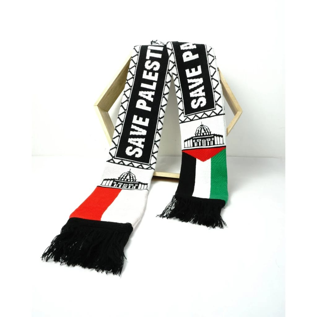 Syal Rajut Palestina Premium Aksesoris Selendang Palestina