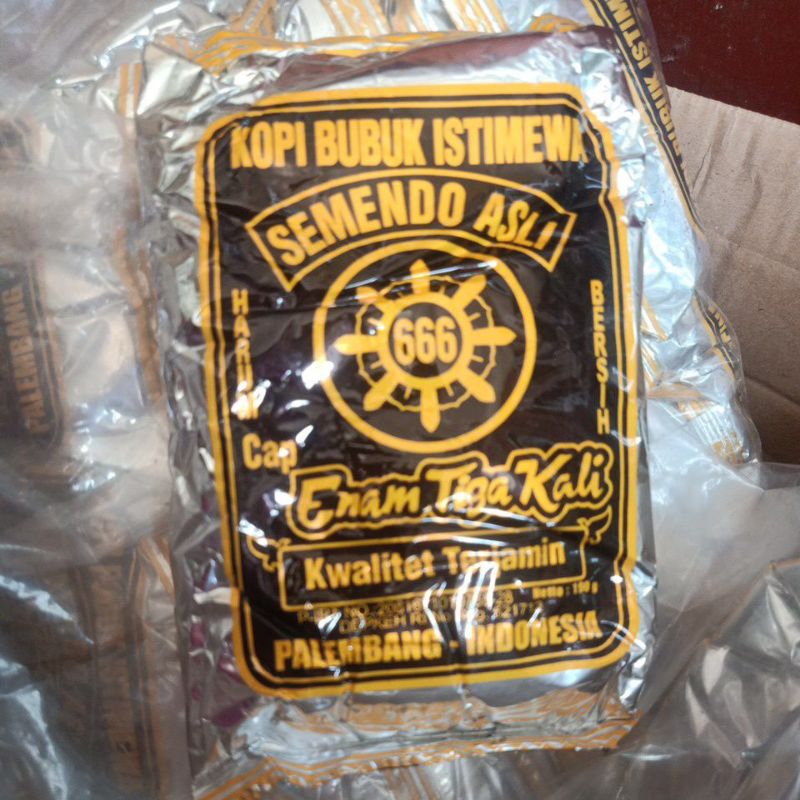 Kopi bubuk semendo asli cap 666