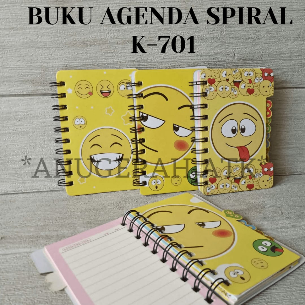 

Buku Spiral uk A6 Fancy K-701 Smile