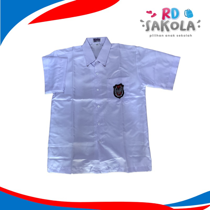 Baju Sekolah SD Putih Pendek Tebal / Seragam Sekolah RIDHO