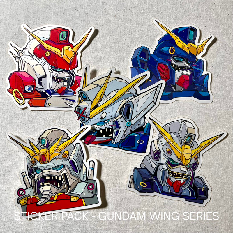 

PROMO!!! HOKGSTUDIO STIKER PACK GUNDAM ISI LIMA LIMITED EDITION