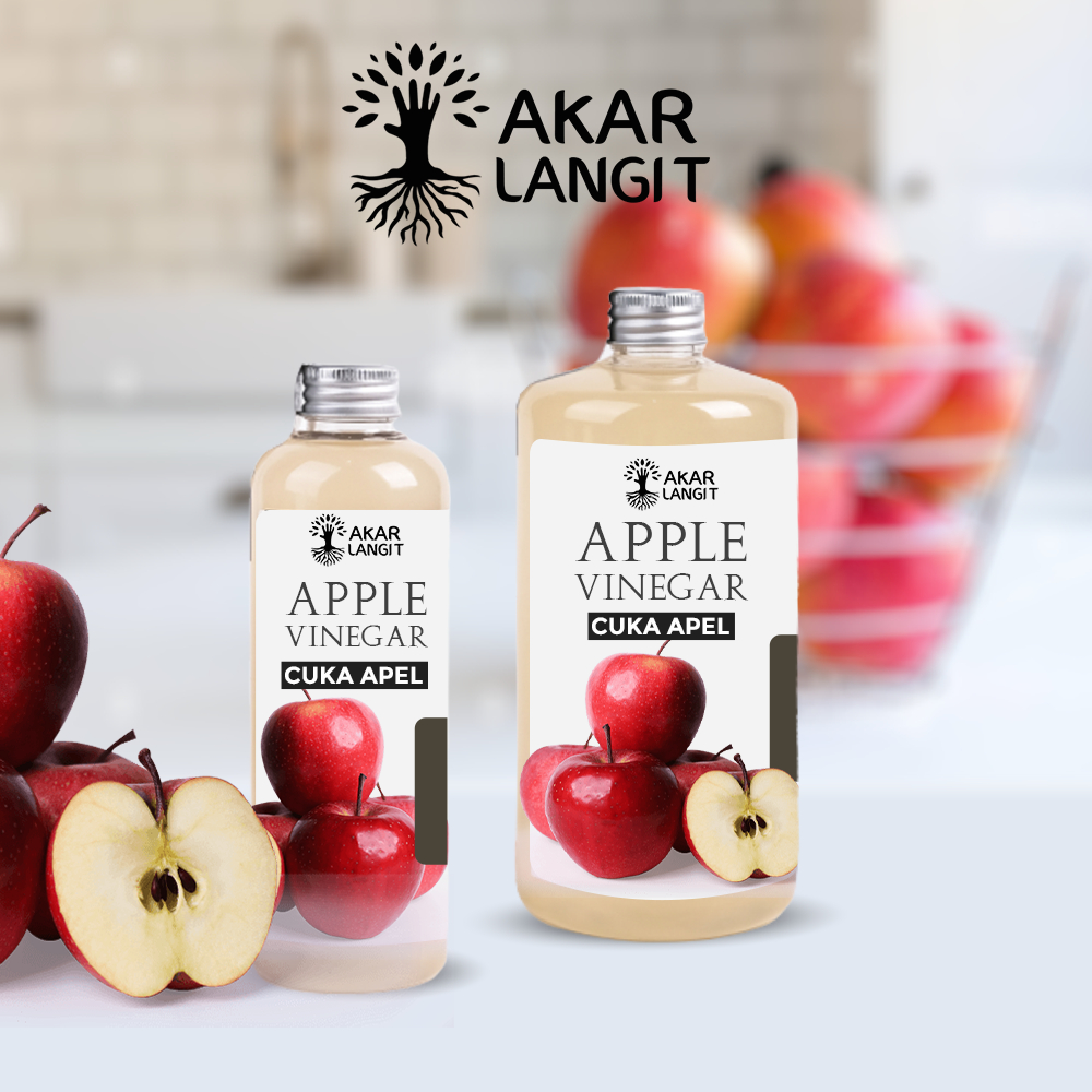 

CUKA APEL ORIGINAL ORGANIK 500ML / APPLE CIDER VINEGAR BRAGG / APPLE CIDER VINEGAR WITH THE MOTHER AKARLANGIT