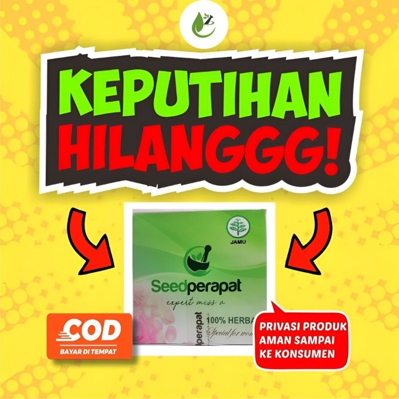SEED PERAPAT Obat Herbal Kewanitaan Perapat Miss V Alami Terdaftar BPOM
