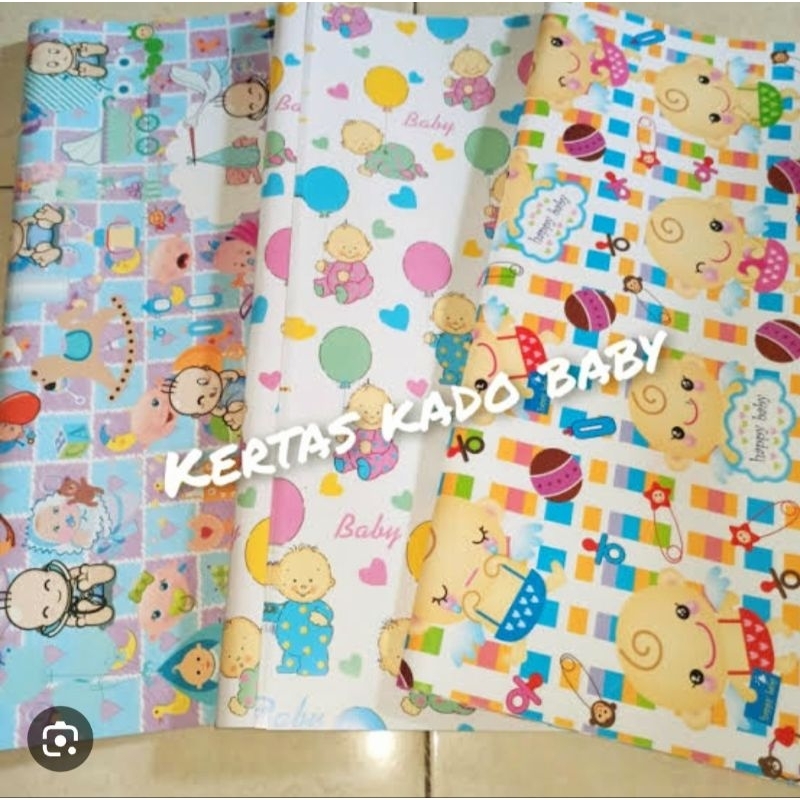 

Bungkus Kertas kado gambar bayi (2 pcs/barang)