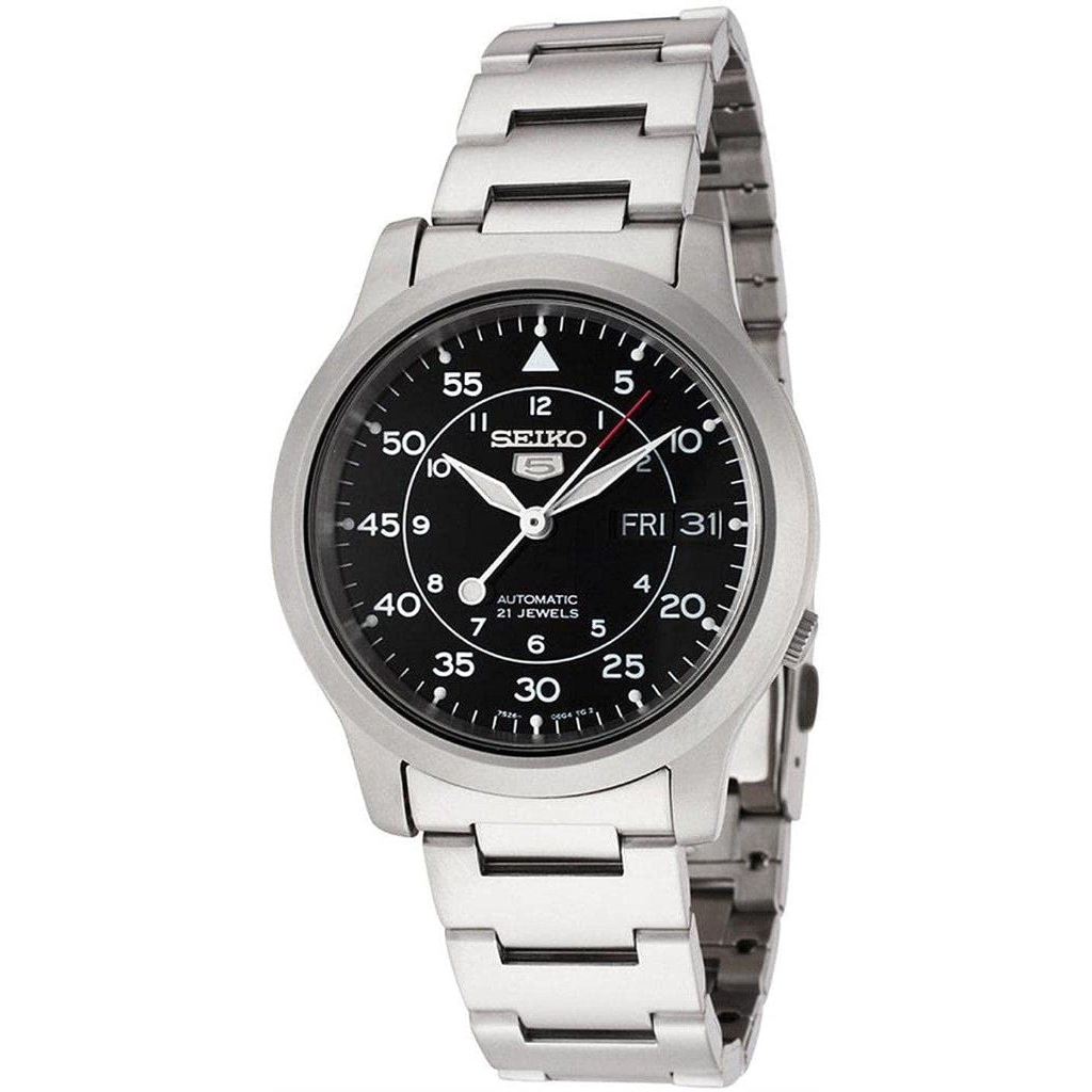 Jam Tangan Seiko Automatic 5 SNK809K1 Man Pria Stainless Steel Murah Original