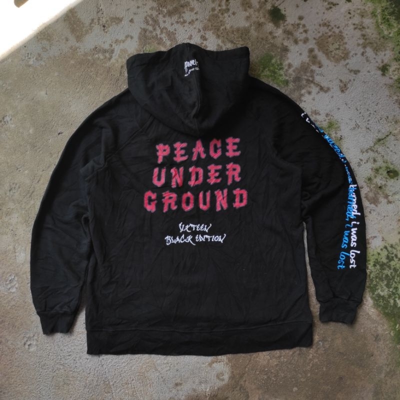 HOODIE ACOVER PEACE UNDER GROUND SCND
