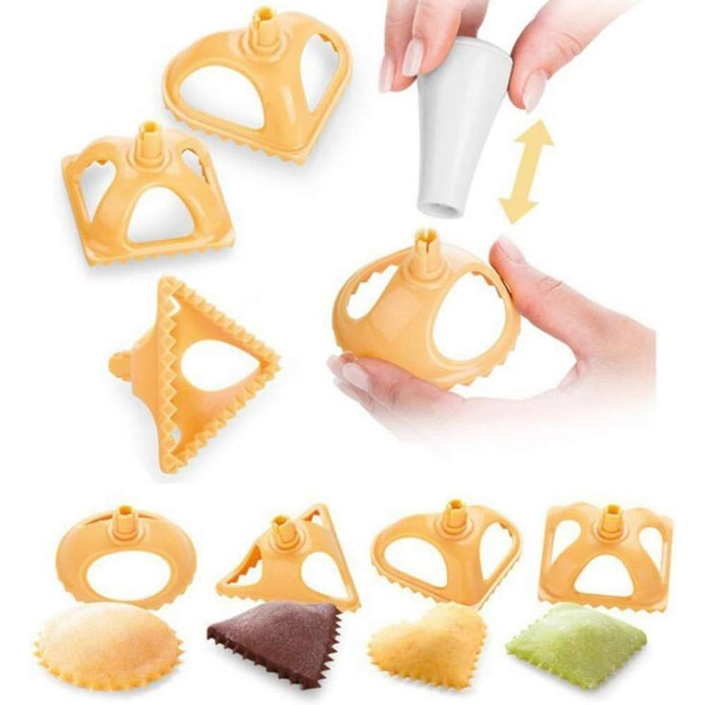 51296 Cetakan Pemotong Ravioli Cutter Adonan Alat Pembuat Cetakan Pangsit Italia