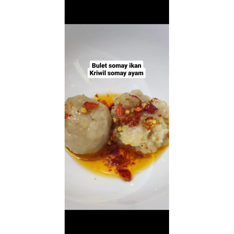 

siomay ikan / siaomay ayam Chili oil / sambel kacang / saus bangkok