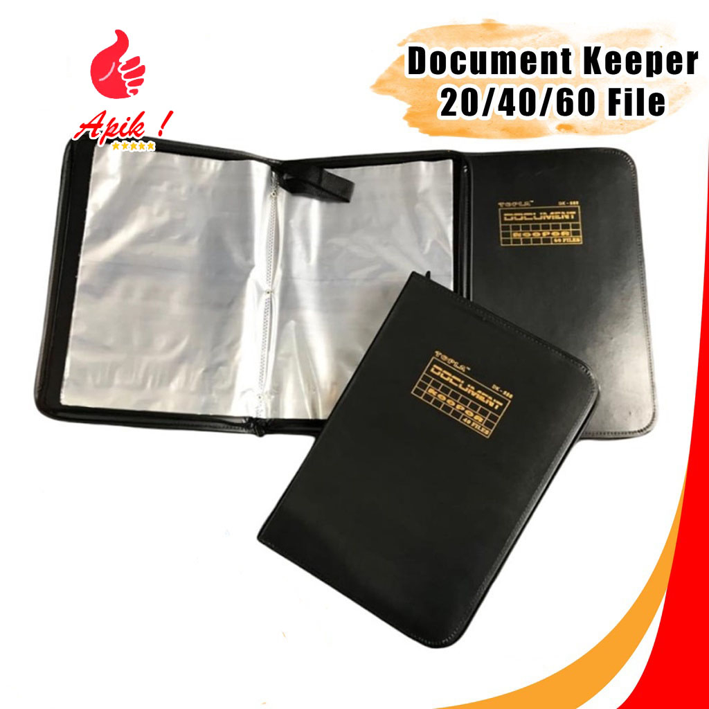 

Apik! TOPLA Dokumen Keeper 888 Map Ijazah Resleting Kulit Anti Air Isi 20 Lembar Map File Resleting Map Dokumen DK 888 Document Keeper File
