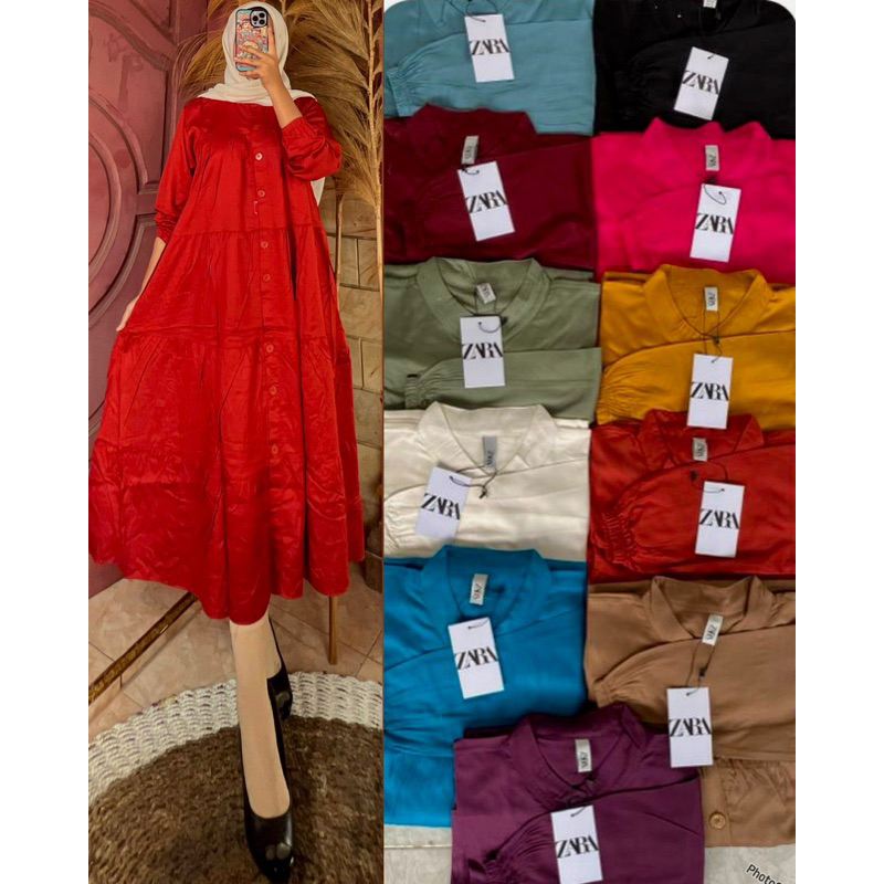 MIDI DRESS KATUN TWILL