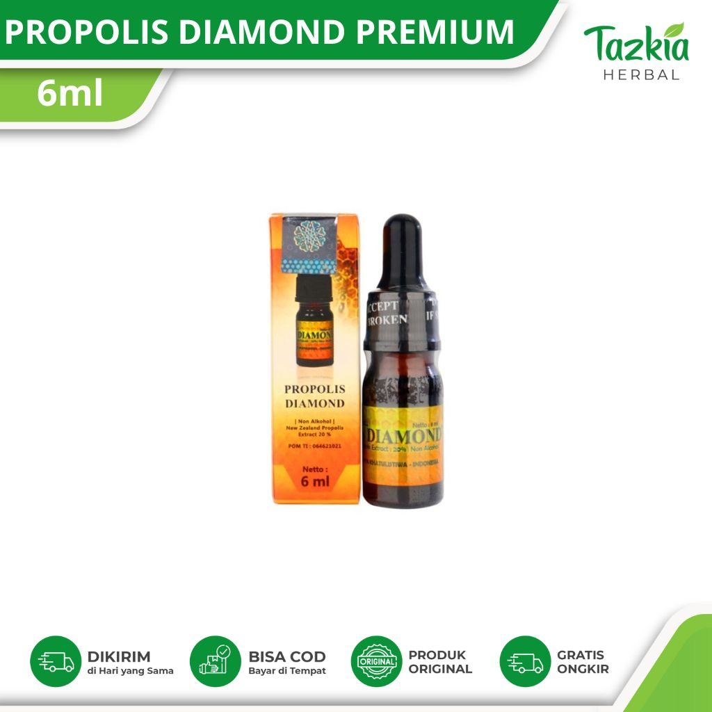 Propolis Diamond Premium New Zealand 6ml 100% Original