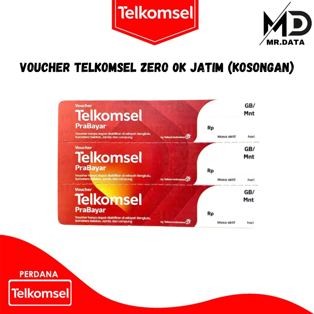 Voucher Telkomsel Zero 0k JATIM Kosongan
