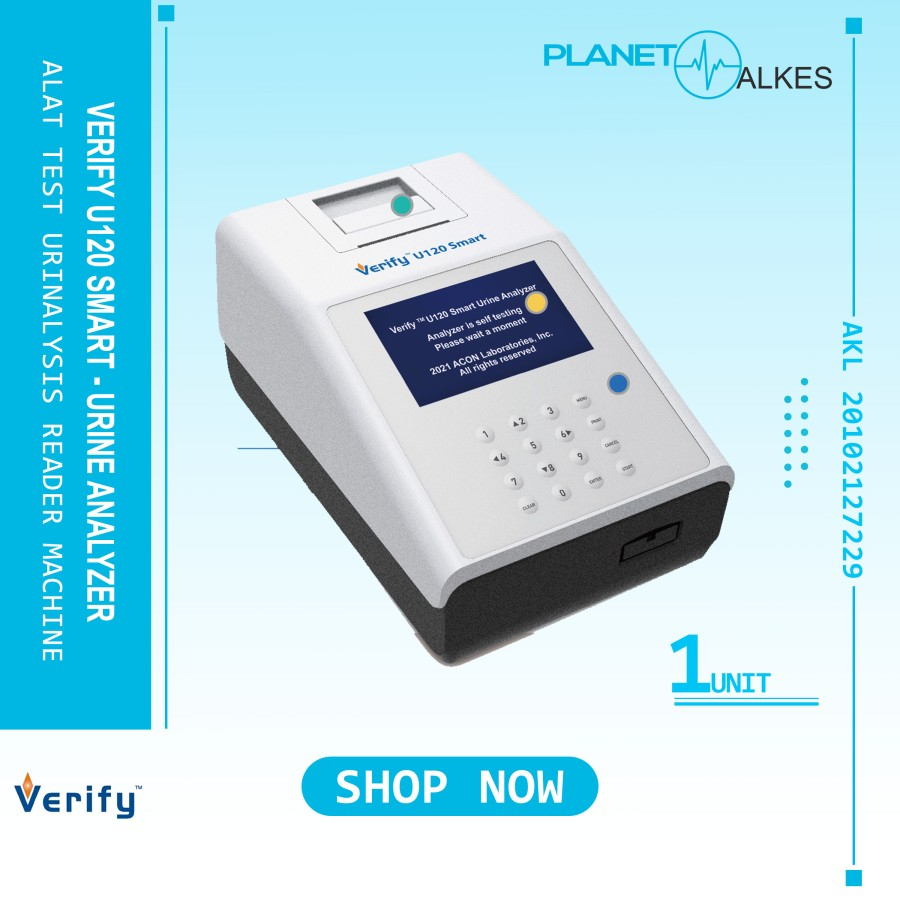 VERIFY Urinalysis Reader Machine U120 Smart | Alat verify U120 Smart Urine Analyzer Machine