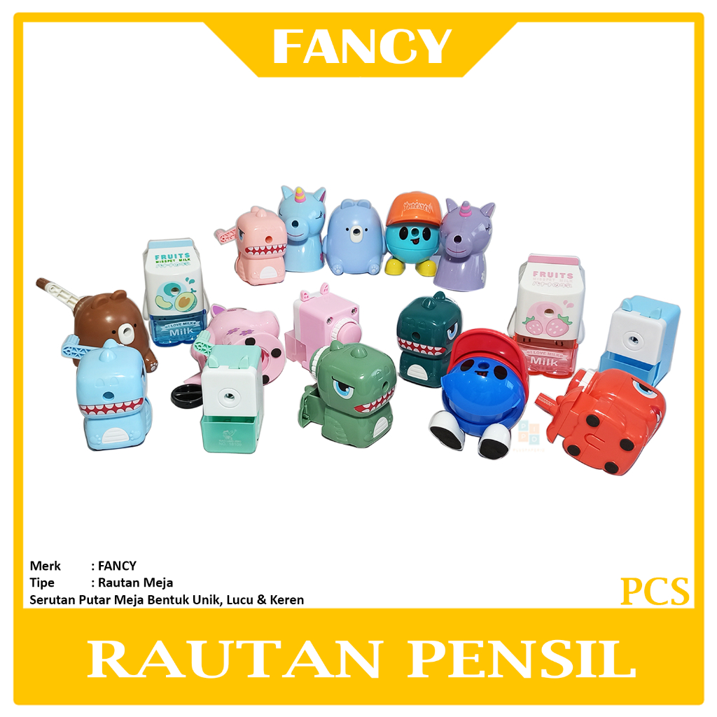 

FANCY - Rautan Putar Pensil Karakter - Pcs