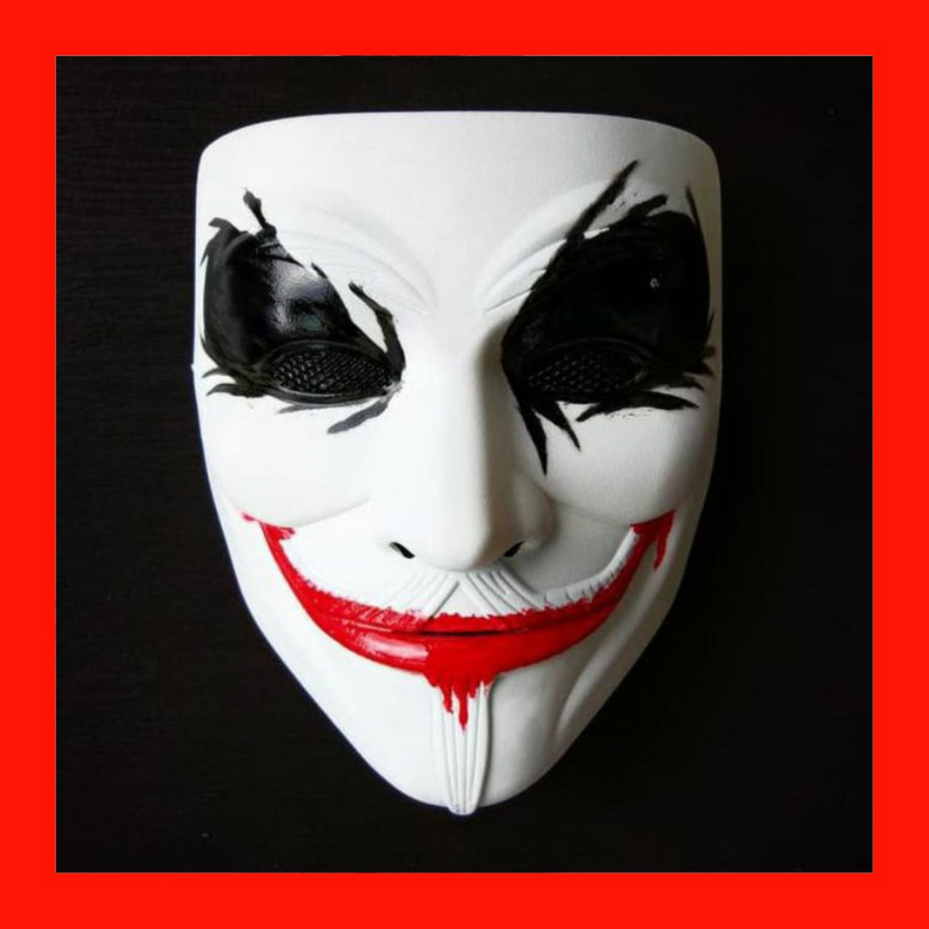 Grosiran Murah  topeng hacker anonymous costem Joker bjorka topeng hacker joker