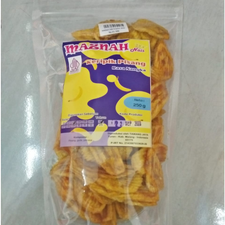 

MAZNAH KERIPIK PISANG 250 GRAM