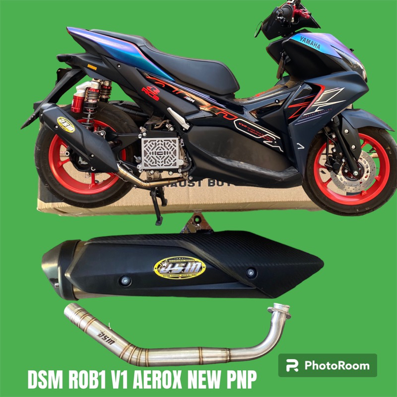 Knalpot Dsm rob1 aerox new bas adem bukan K-race dam original