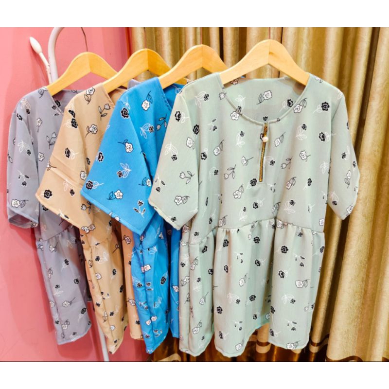 Atasan wanita baju atasan perempuan kekinian blouse wanita terbaru bahan crinkle