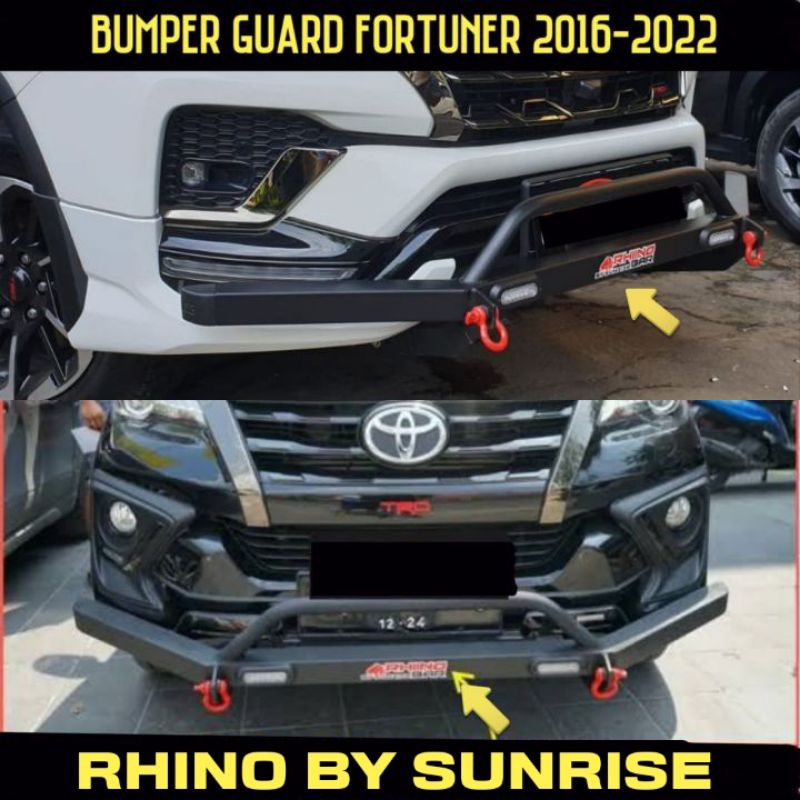 TANDUK DEPAN FRONT BUMPER GUARD ALL NEW FORTUNER 2016-2022