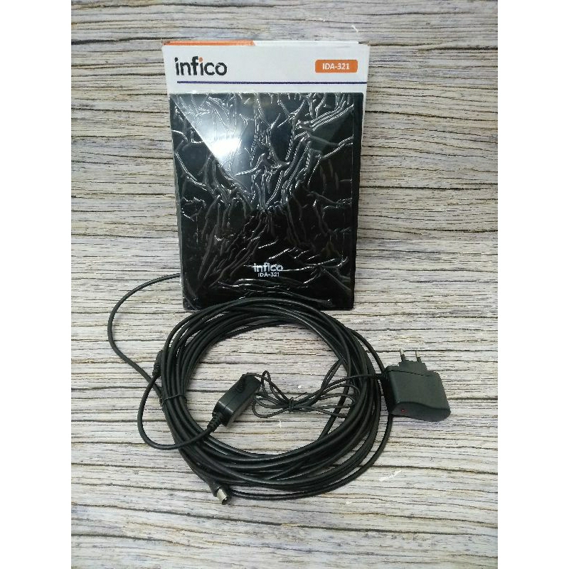 antena tv digital indoor dan outdoor infico antena tv