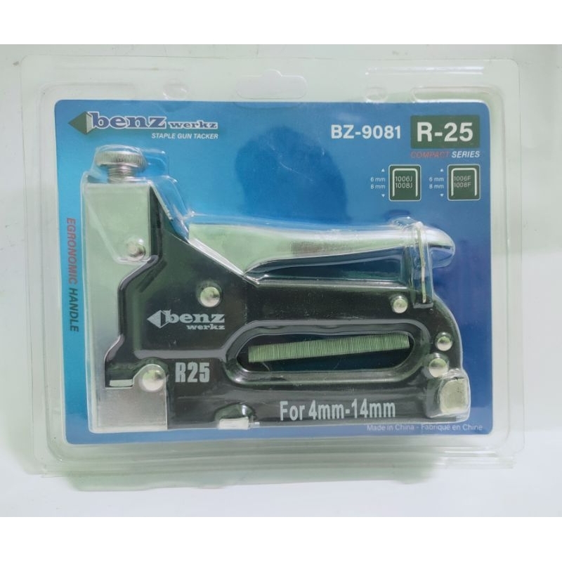 

Staple Gun Tacker Alat Paku Staples Benz BZ 9081 Paku Tembak