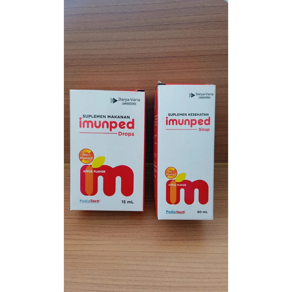 Imunped sirup zinc dan vitamin c dan imunped drop