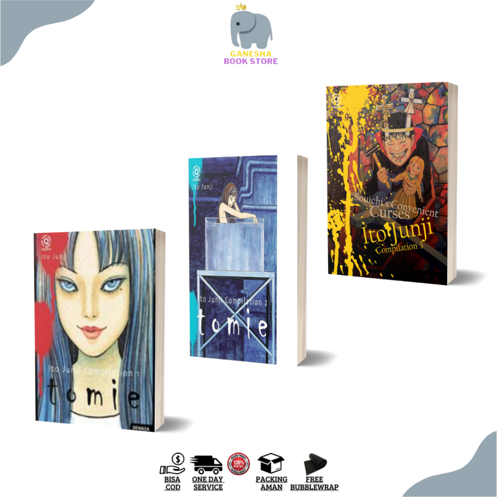 Koleksi Buku Ito Junji : Ito Junji Compilation 1 ; Ito Junji Compilation 2 ; Ito Junji Compilation 3