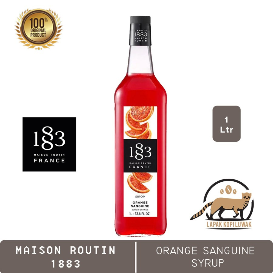 

Blood Orange Syrup merk 1883 Maison Routin