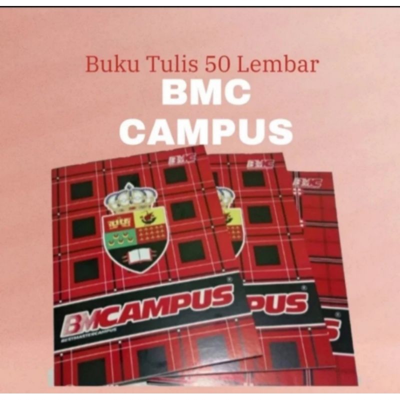 

Buku tulis kampus BMC isi 50 lembar (50 buku )