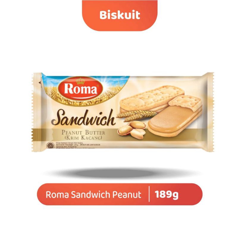 

ROMA Sandwich Chocolate Peanut Butter 189 gr