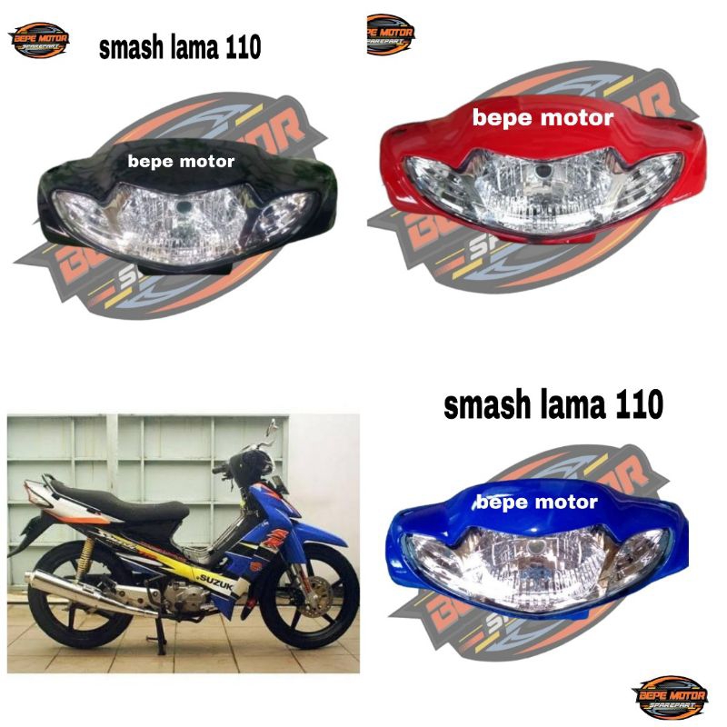 BATOK LAMPU DEPAN MOTOR SUZUKI SMASH 110 SMASH LAMA WARNA BIRU HITAM MERAH
